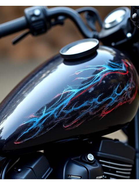 Airbrush Tankdesign 'Thunderbolt'