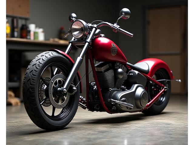 Crimson Beast Custom Chopper