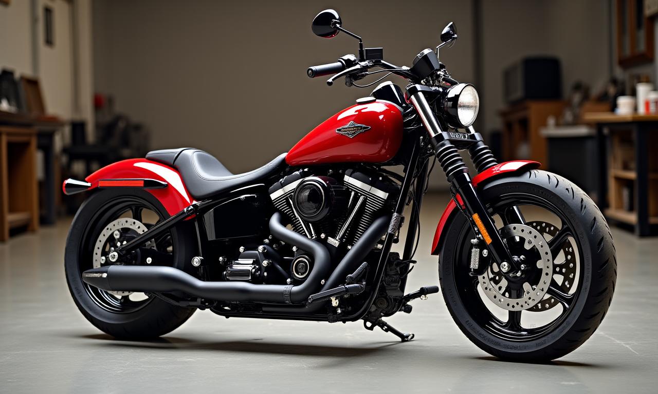 Der 'Red Baron' Bobber Umbau