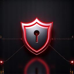 Datenschutzschild-Symbol, Repräsentation für Datensicherheit und Privatsphäre.